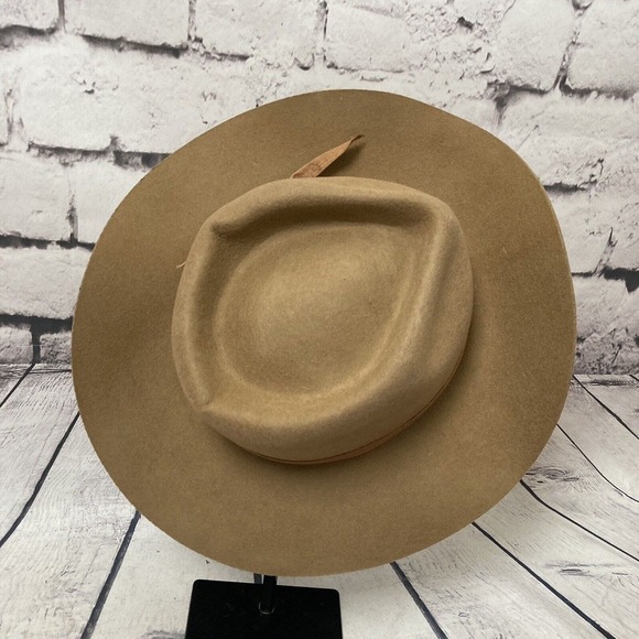 Lack of Color Fedora Womens Size M 57cm Teak Zula Brown Australian Wool‎ Western - Picture 4 of 9